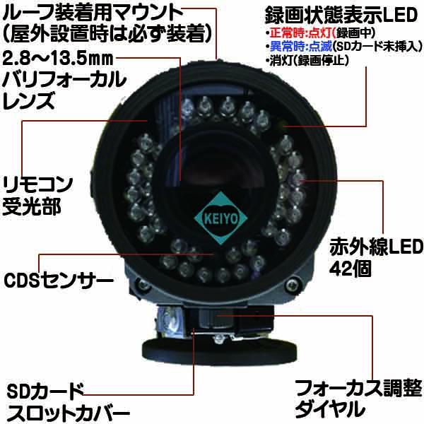ASW-AHD2200【SDXC128GB対応フルHD録画街頭防犯向けSDカードカメラ】