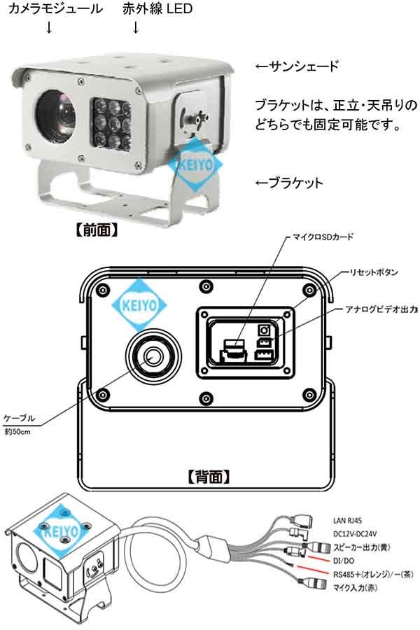 TS-HD330NR【屋外設置対応光学30倍レンズ搭載1/3インチ赤外線付ネットワークカメラ】