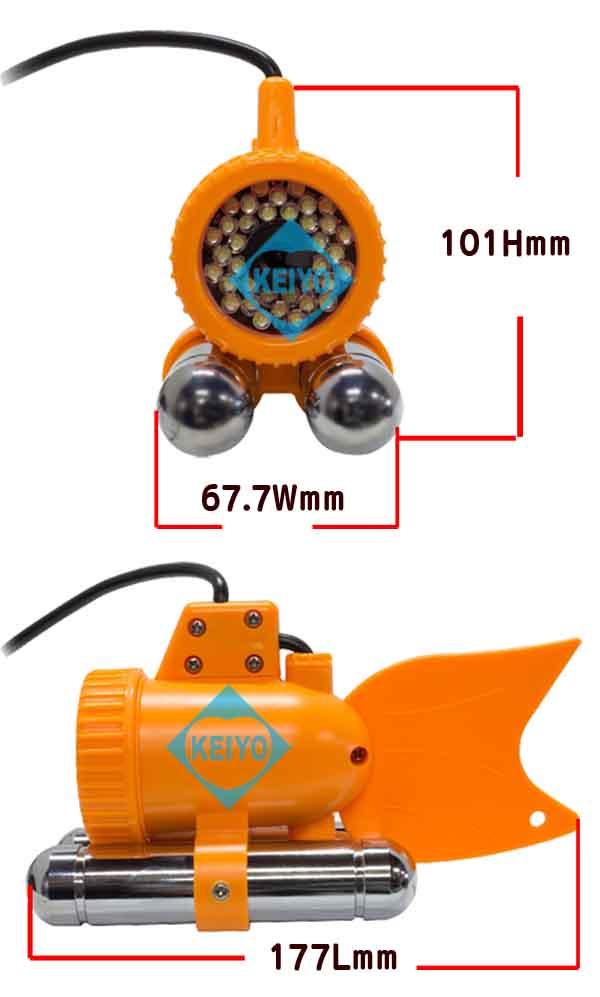 WTW-WA1002-9【2気圧防水対応50mケーブル付カメラ・モニターセット】