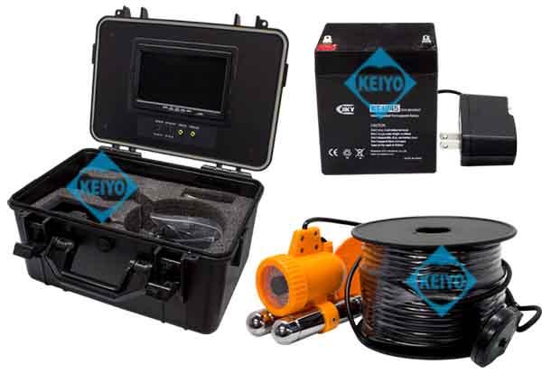 WTW-WA1002-9【2気圧防水対応50mケーブル付カメラ・モニターセット】