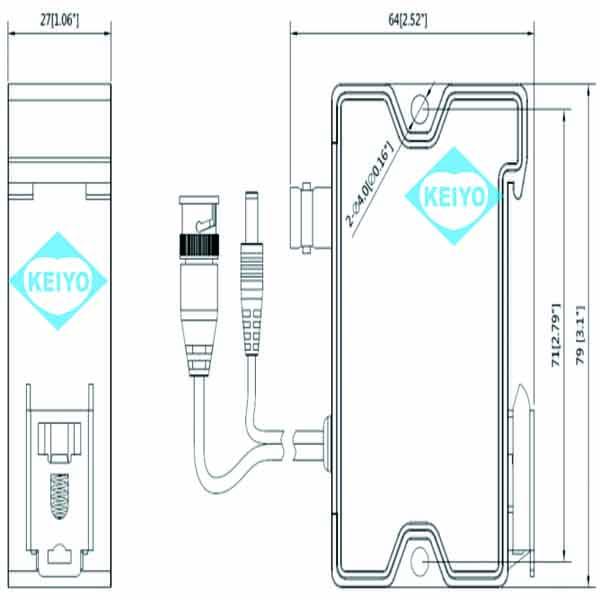 AXC-POC811-C【HDCVI方式用PoC受電ユニット】