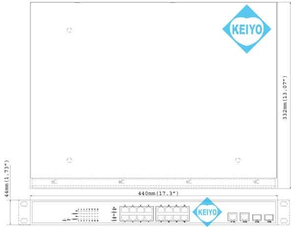 GV-POE1601【GeoVision製PoE+対応16ポートマネジメントスイッチ】