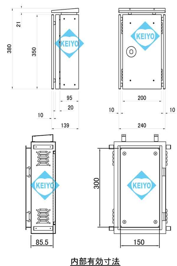 KD-203512【屋外設置対応SDードレコーダー用収納ボックス】