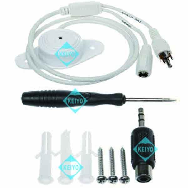 MIC-140【感度調整ダイヤル付無指向性コンデンサーマイク】