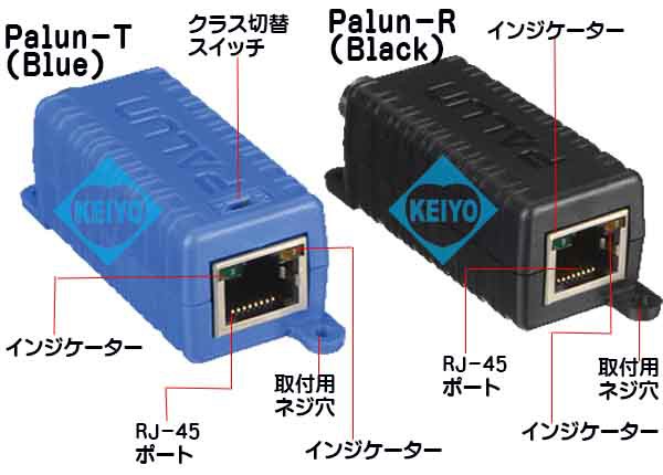 PALUN01（Palun01）【EverFoucs製PoE+対応1ポート給電同軸ケーブル用エクステンダー】