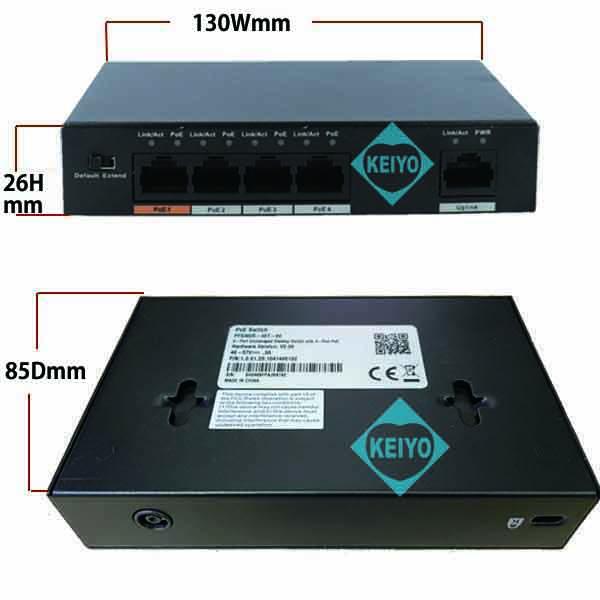 DH-PFS3005E-4ET-60【Hi-PoE対応リンクポート付4ポートスイッチ】