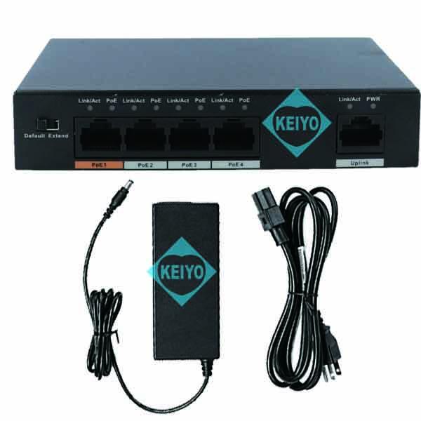 DH-PFS3005E-4ET-60【Hi-PoE対応リンクポート付4ポートスイッチ】