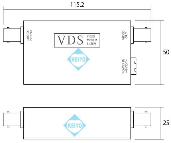 VDS-6200【AHD2.0対応ワンケーブル用送受信機セット】