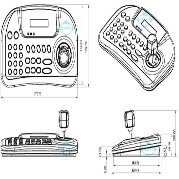 WTX-1200【RS-485対応PTZコントローラー】