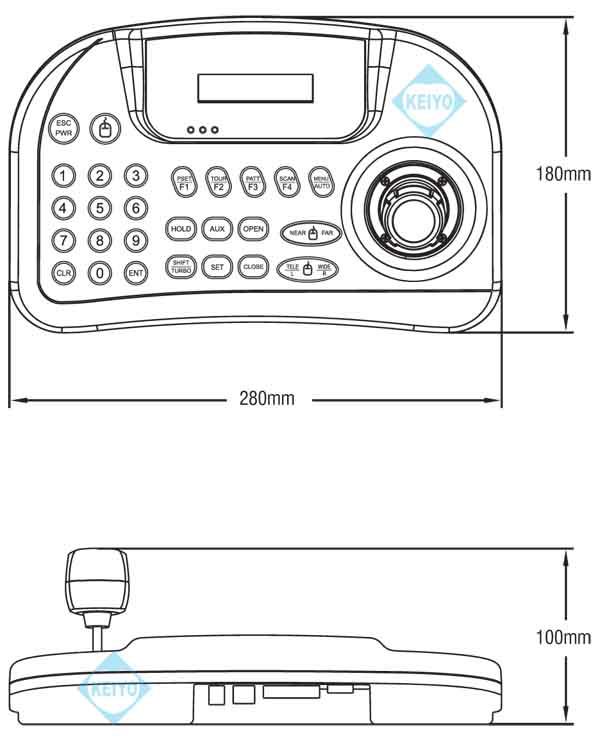 WTX-1200【RS-485対応PTZコントローラー】