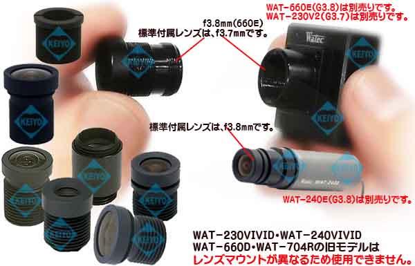 3820BC-12【WAT-230V2(G3.7)・WAT-240E(G3.8)専用交換レンズ】