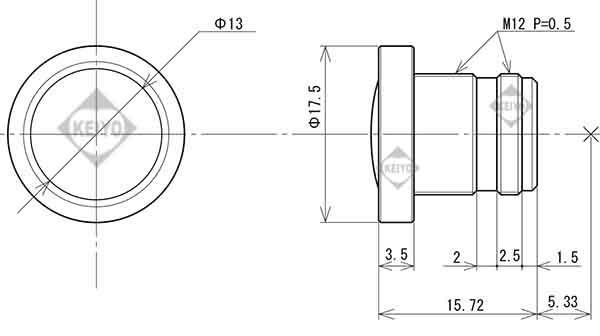 M2520BC-12【WAT-30HD(G3.7)対応メガピクセル交換レンズ】