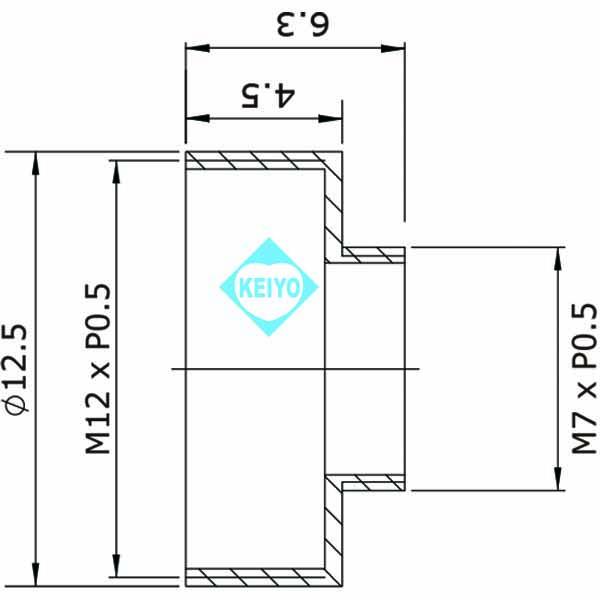 M7-M12 TUBE【M7→M12マウント変換用アダプター】