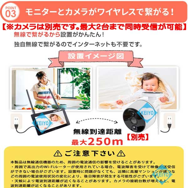 イーグルミニ(WTW-EG1372GW)【500万画素録画対応7インチワイヤレスカメラ用モニター】 【IPカメラ】 【防犯カメラ】【塚本無線】の通販はau  PAY マーケット - 防犯カメラのアストップケイヨー au PAY マーケット店 | au PAY マーケット－通販サイト