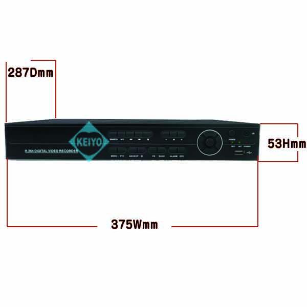 ASR-2016XVS(2TB)【AHD/HDCVI/HDTVI/IP/CVBS対応フルハイビジョン録画2TB搭載レコーダー】