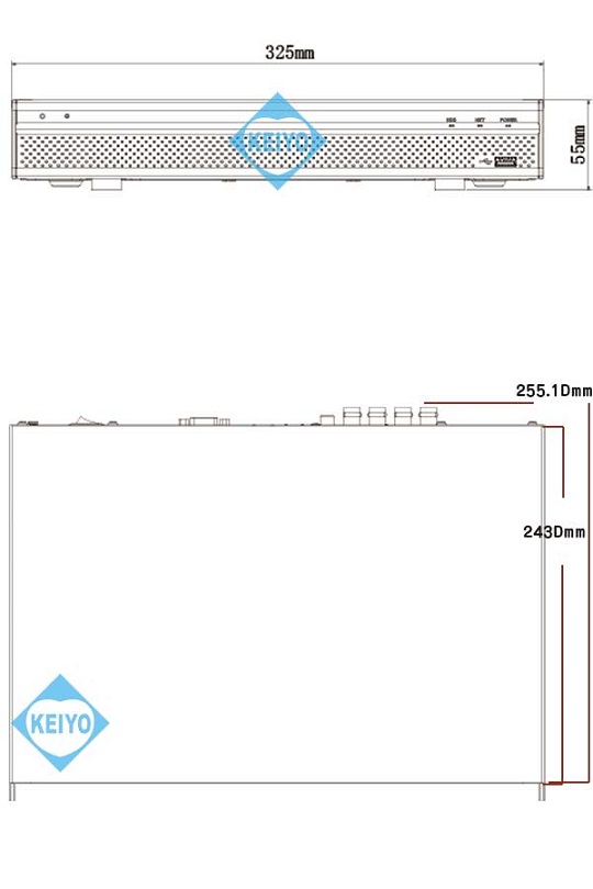 AXR-XVR5104X-4P(2TB)【HDCVI/AHD/HDTVI/IP/CVBS対応フルハイビジョン録画2TB搭載PoCレコーダー】