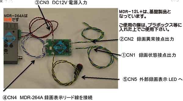 MDR-AHD264【SDXC128GB対応AHD・CVBS入力対応フルハイビジョンSDカードレコーダー】