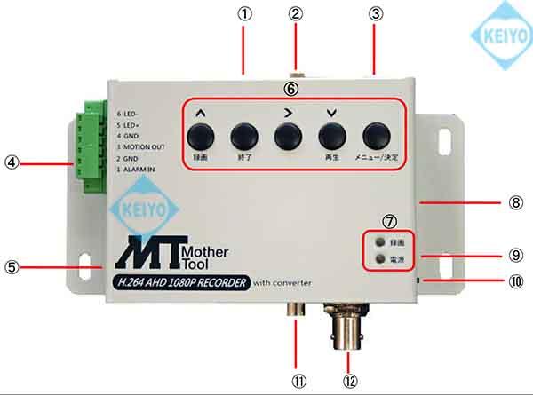 MT-SDR07AHD【SDXC256GB対応AHD・CVBS入力フルハイビジョンSDカードレコーダー】