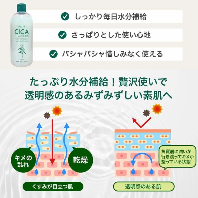 cica シカ ハトムギ 化粧水