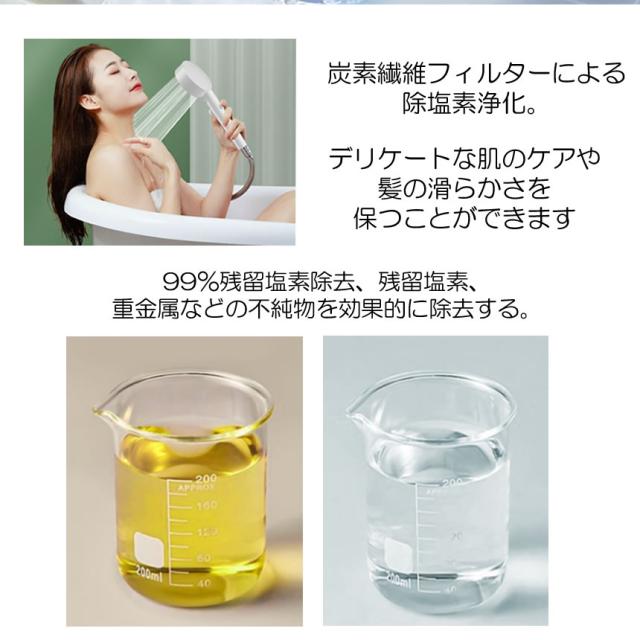 シャワーヘッド 節水 ミスト 塩素 除去 マイクロナノバブル