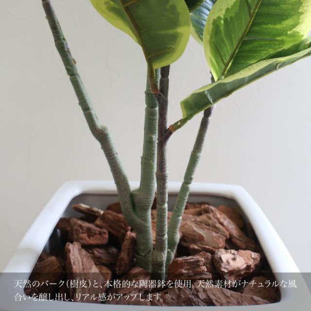 リアルタッチ 人工観葉植物 造花 通販 フ インテリア 観葉植物 大型 ゴムの木 アルテシマ 鉢植 光触媒 ラバープラント フェイクグリーン 125cm Gordonterrace Ca