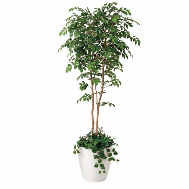 激安 即納 人工観葉植物 フェイクグリーン 観葉植物 造花 マウンテンアッシュ 180cm 鉢植 光触媒 インテリア おしゃれ フェイク グリーン 大特価アウトレット Corposervica Gob Ve