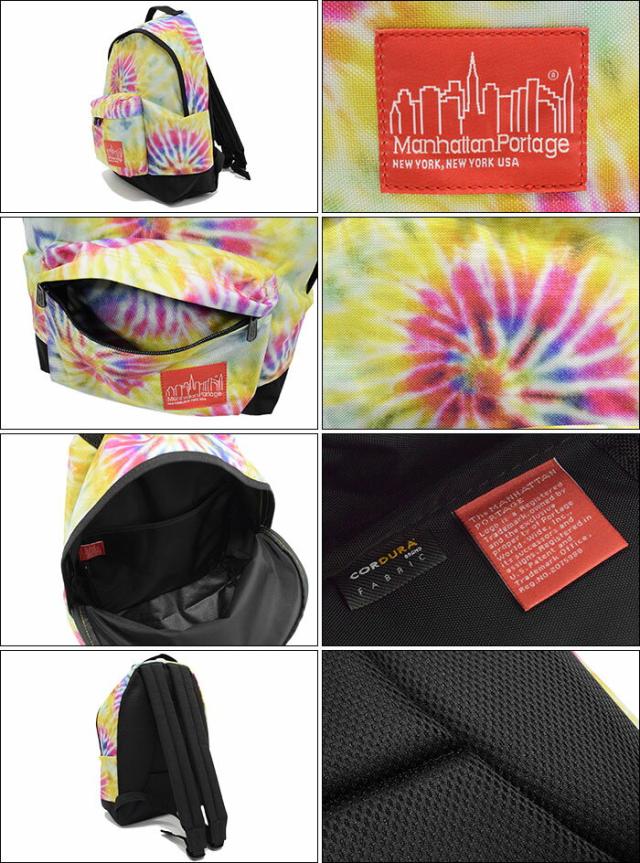 Manhattan Portageマンハッタンポーテージのバッグ Dye Print Fabric Big Apple Backpack02