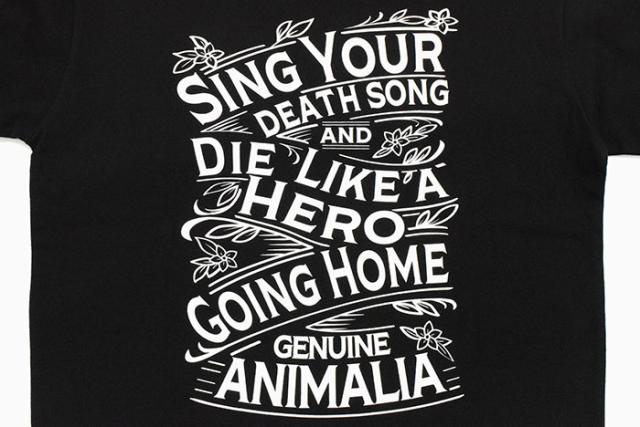 ANIMALIAアニマリアのTシャツ Mock Neck Heavy Oz07