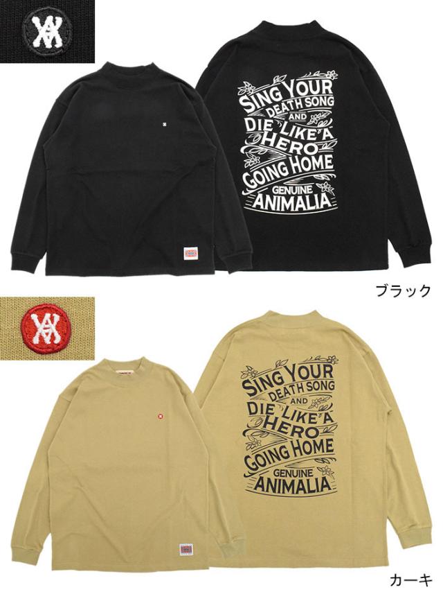ANIMALIAアニマリアのTシャツ Mock Neck Heavy Oz04