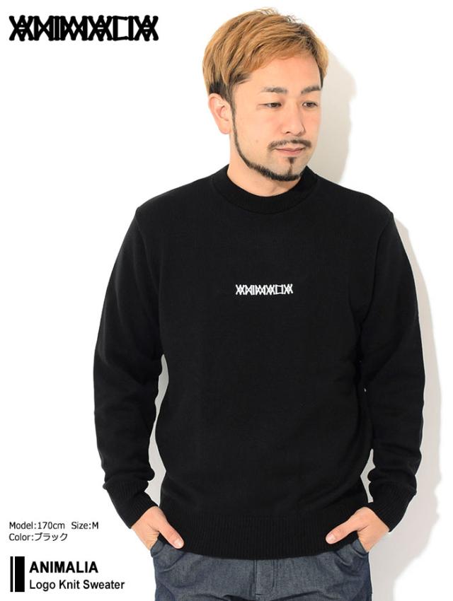 ANIMALIAアニマリアのセーター Logo Knit Sweater01
