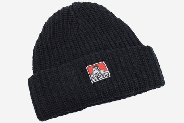 BEN DAVISベンデイビスのニット帽 Patch Knit Cap04