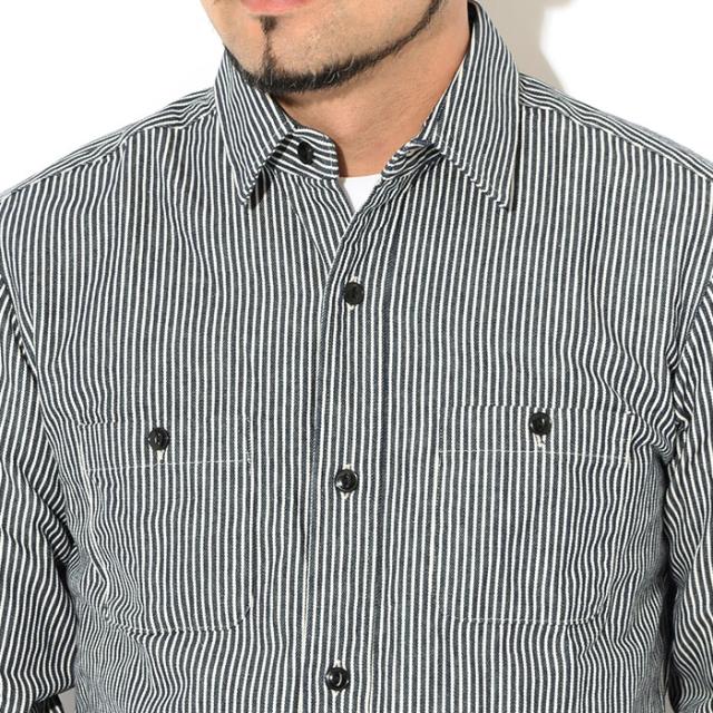 BIG MIKEビッグマイクのシャツ Hickory Stripe Shirt03