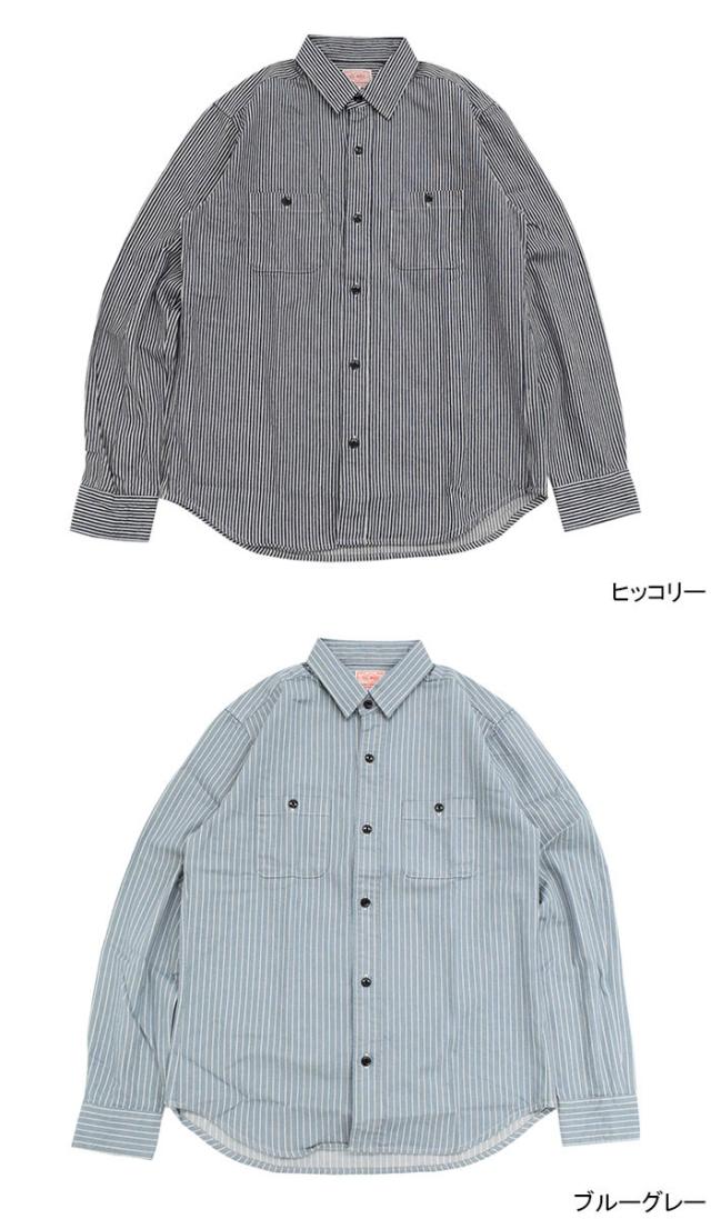 BIG MIKEビッグマイクのシャツ Hickory Stripe Shirt04