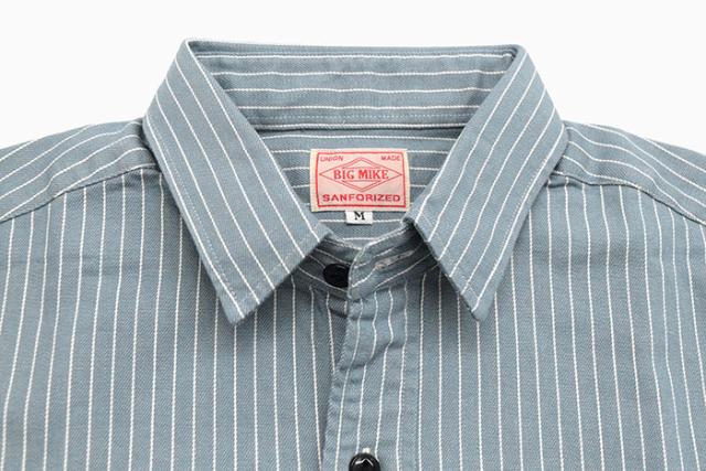 BIG MIKEビッグマイクのシャツ Hickory Stripe Shirt05