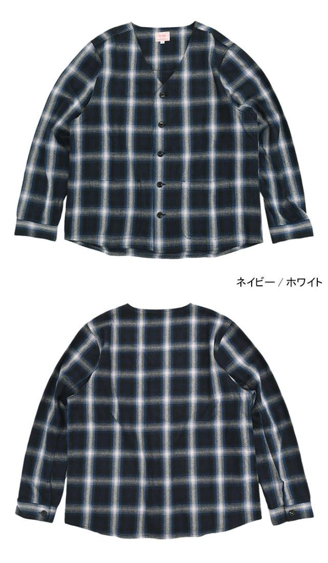BIG MIKEビッグマイクのカーディガン Heavy Flannel Cardigan04
