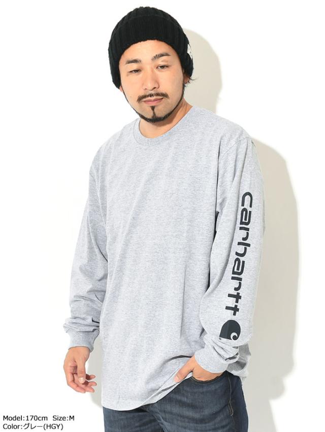 CarharttカーハートのTシャツ Loose Fit Heavyweight Logo Sleeve Graphic03