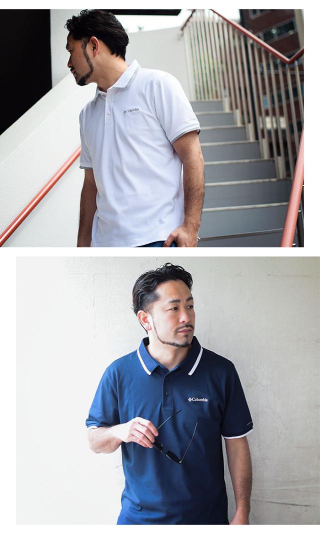 Columbiaコロンビアのポロシャツ Cove Dome Butte Solid Pique Polo06