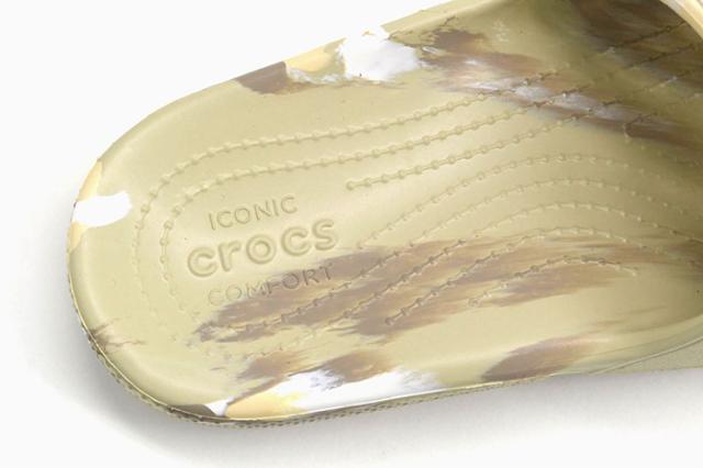 crocsクロックスのサンダル クラシック クロックス マーブル スライド04