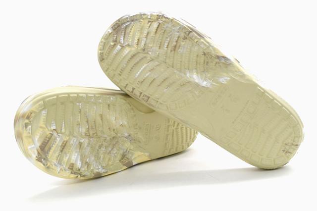 crocsクロックスのサンダル クラシック クロックス マーブル スライド07