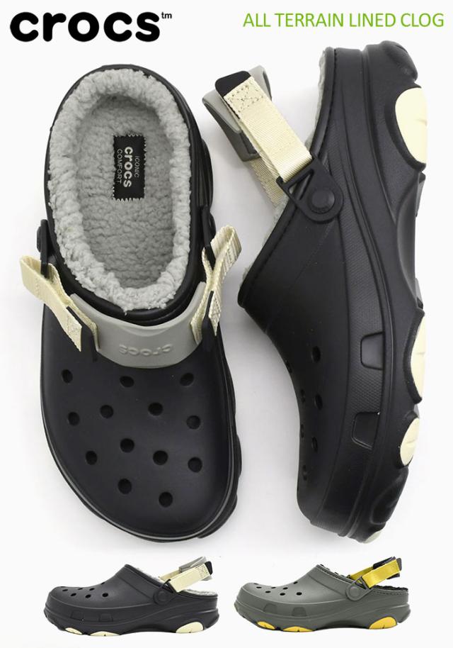 crocsクロックスのサンダル オール テレイン ラインド クロッグ01