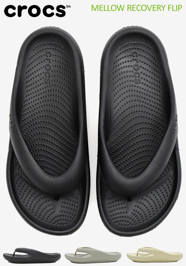 crocsクロックスのサンダル メロウ リカバリー フリップ01