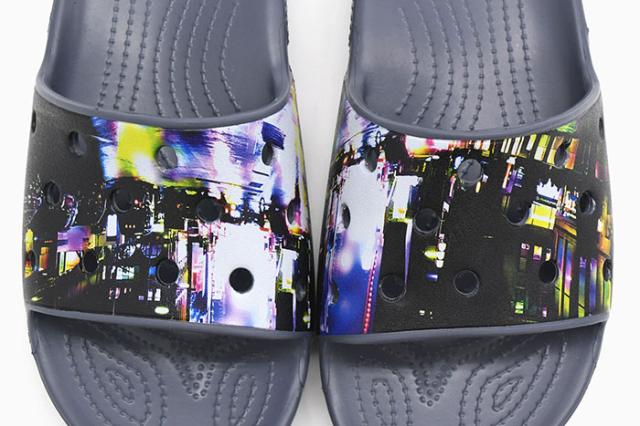 crocsクロックスのサンダル クラシック クロックス メタ スケープ スライド05