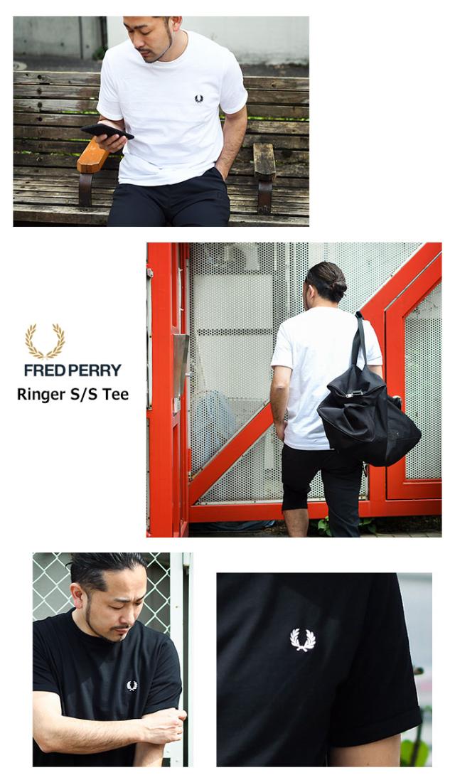 FRED PERRYフレッドペリーのTシャツ Ringer04