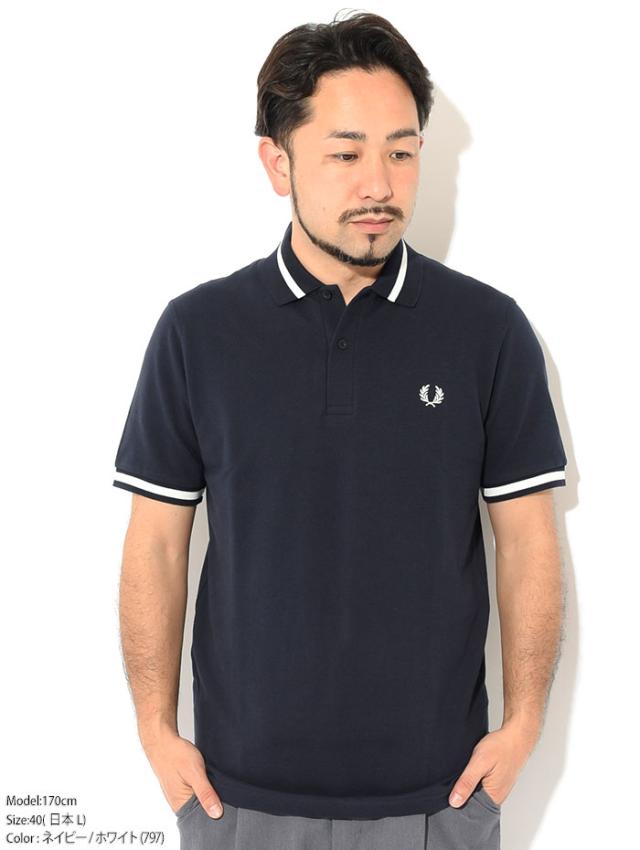 FRED PERRYフレッドペリーのポロシャツ M2 Single Tipped Fred Perry Polo Shirt04