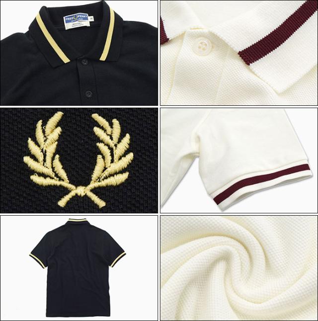 FRED PERRYフレッドペリーのポロシャツ M2 Single Tipped Fred Perry Polo Shirt05
