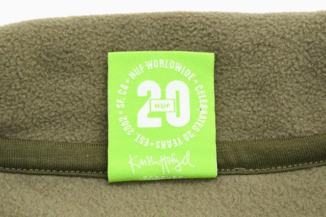 HUFハフのジャケット Range Quarter Zip Polar Fleece07