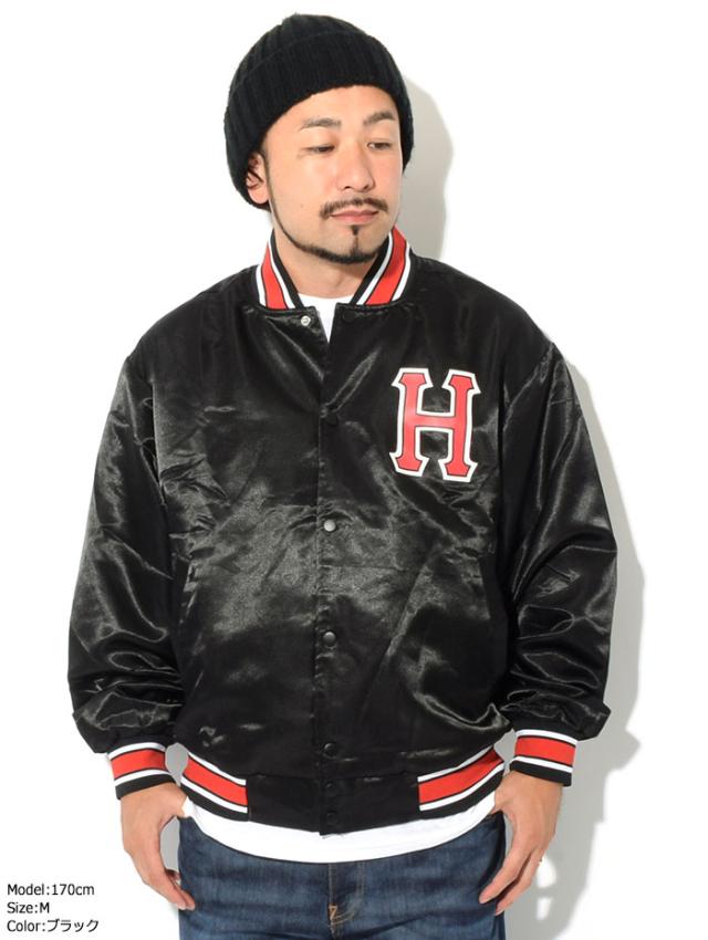 HUFハフのジャケット Crackerjack Satin Baseball02