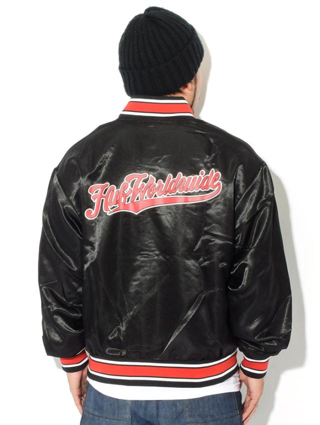HUFハフのジャケット Crackerjack Satin Baseball03