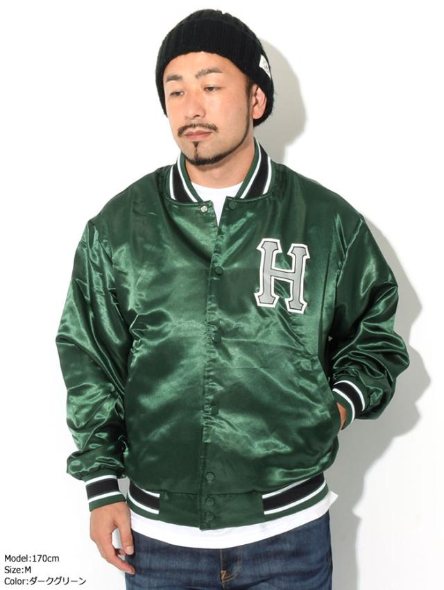 HUFハフのジャケット Crackerjack Satin Baseball04