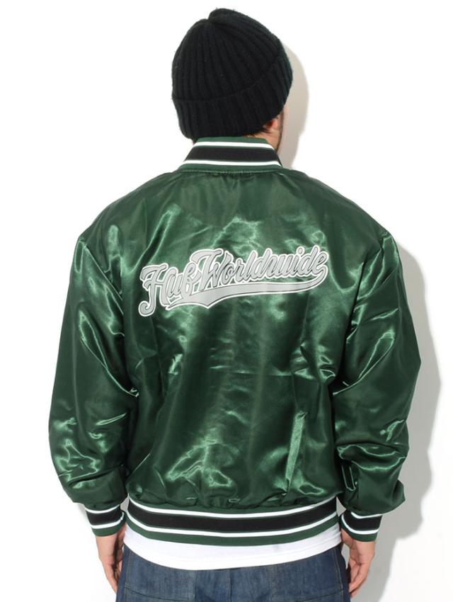 HUFハフのジャケット Crackerjack Satin Baseball05